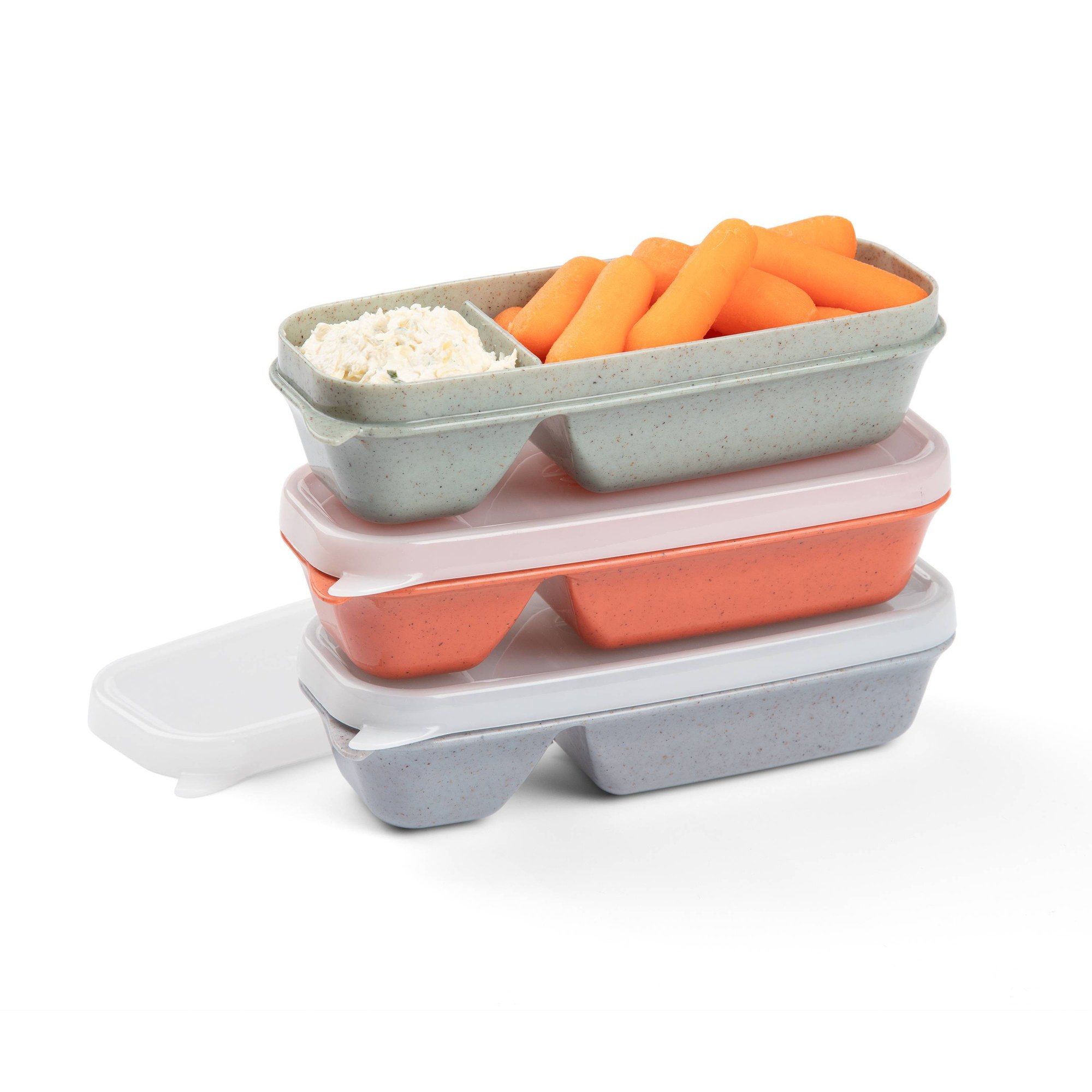 Meal Prep Container - Lekvrije snack- en dipsausvoedselcontainer met veilig