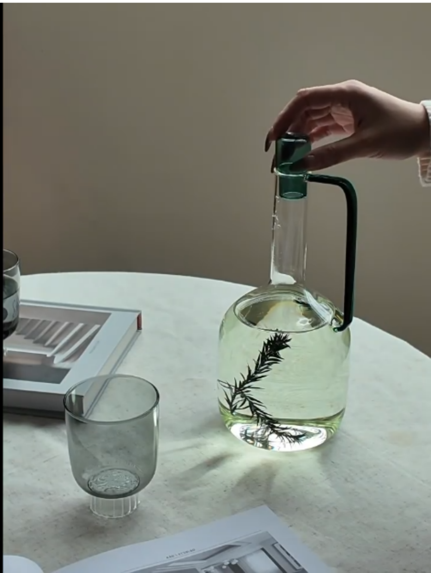 Glass Container Set - Nordic Gekleurde Hittebestendig Glas Cool Ketel