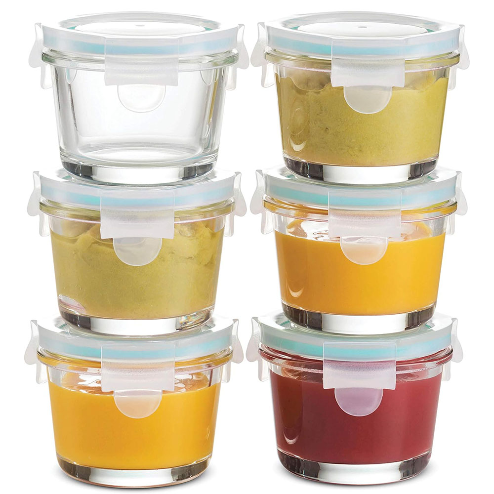 Meal Prep Glass Containers Oven Safe - 5oz Kleine Glazen Meal Prep Voedselbewaarbakje