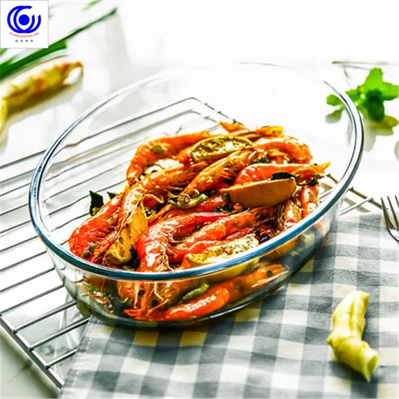 Meal Prep Glass Containers Oven Safe - Grote Capaciteit Gehard Glas Ovenschaal Pan