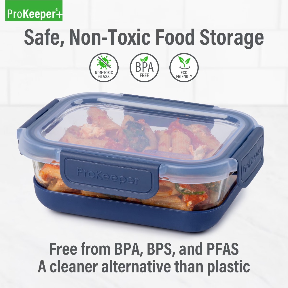 2,8-cup glazen voedselbewaarba - Meal Prep Box recensie en prijs