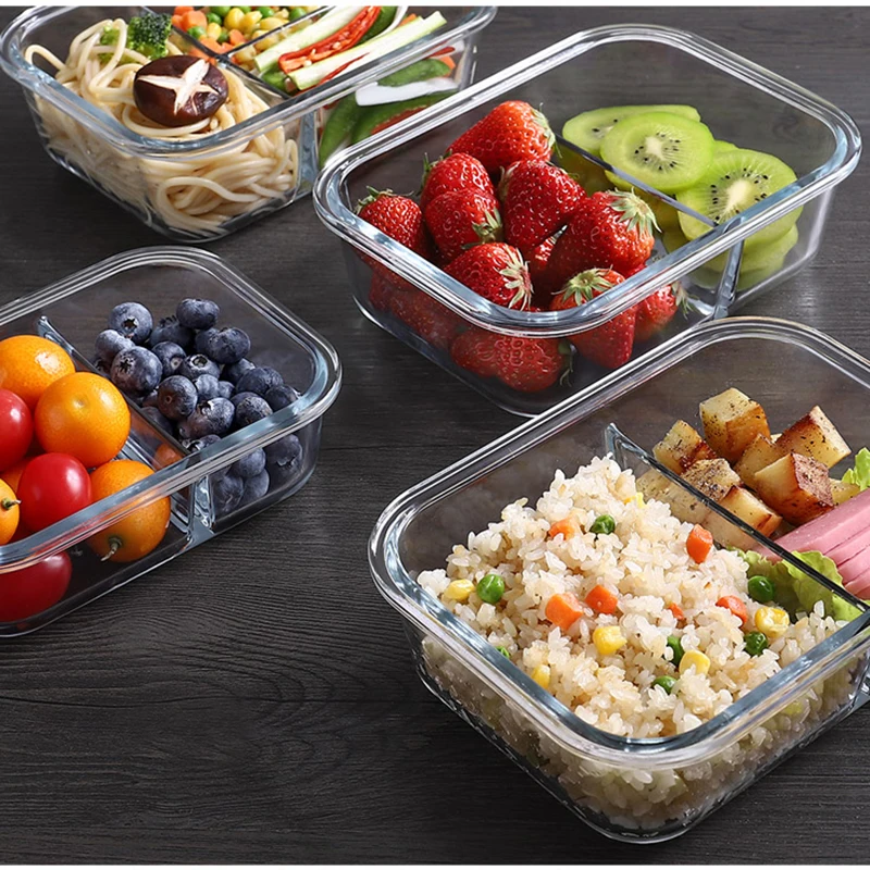 Glazen lunchbox Verzegelde ver - Meal Prep Glass Containers Oven Safe recensie en prijs