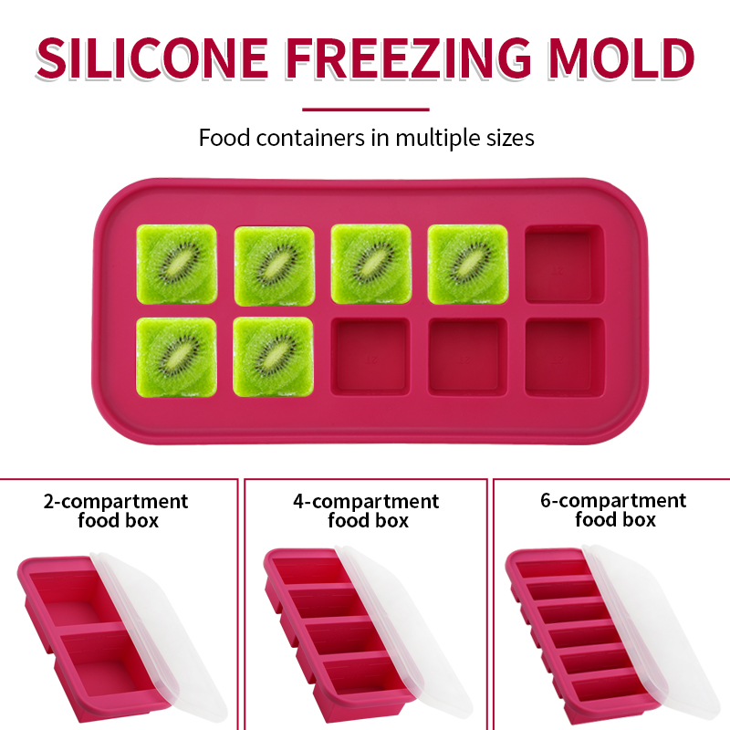 2 Of 3 Stuk Siliconen Vriezer  - Meal Prep Kit recensie en prijs