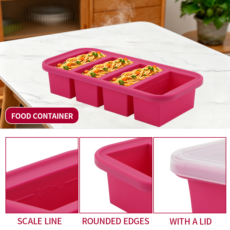 2 Of 3 Stuk Siliconen Vriezer  - Meal Prep Kit recensie en prijs