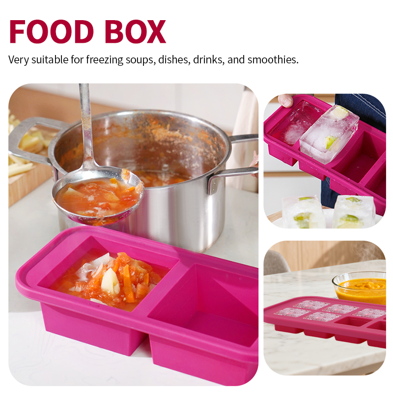 2 Of 3 Stuk Siliconen Vriezer  - Meal Prep Kit recensie en prijs