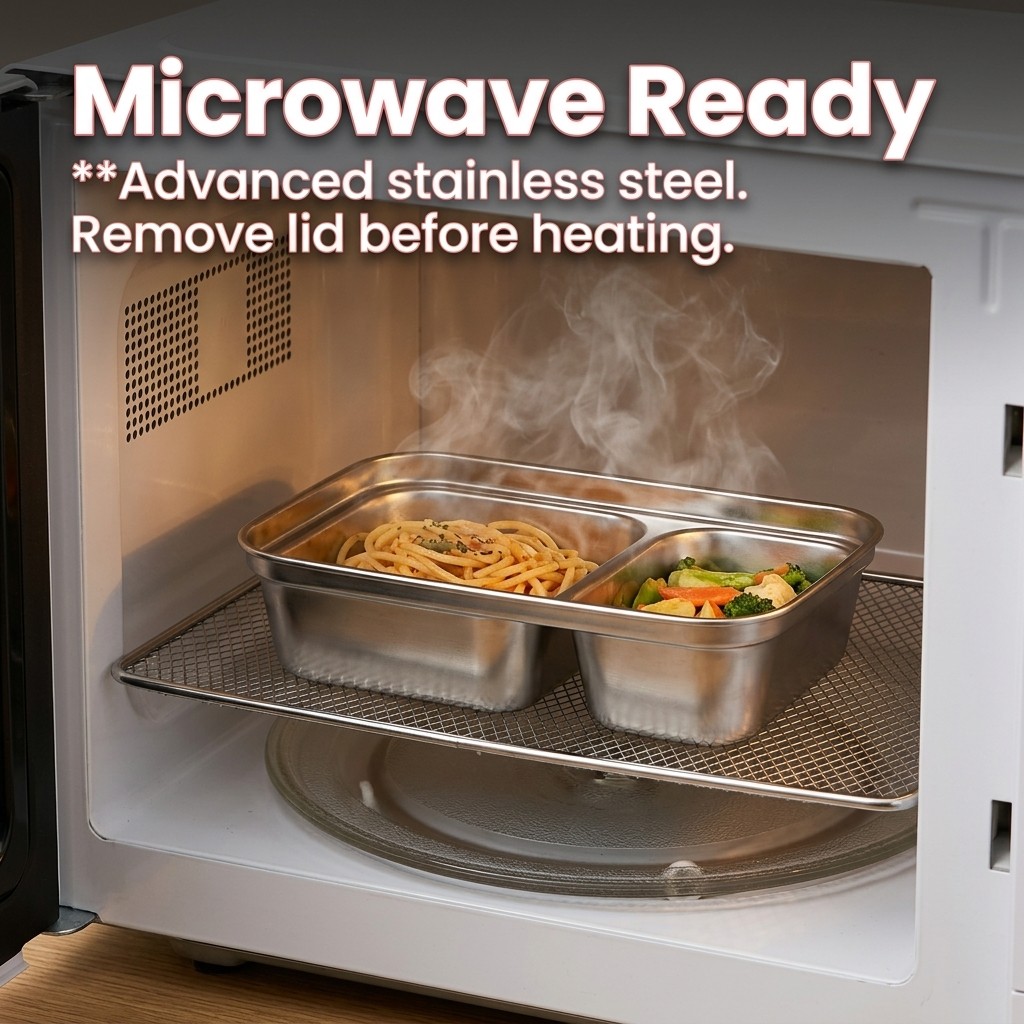 Microgolfbestendige 304 roestv - Meal Preparation recensie en prijs