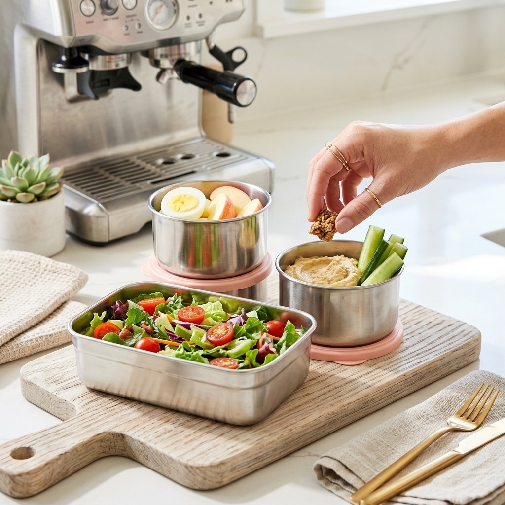 Microgolfbestendige 304 roestv - Meal Preparation recensie en prijs