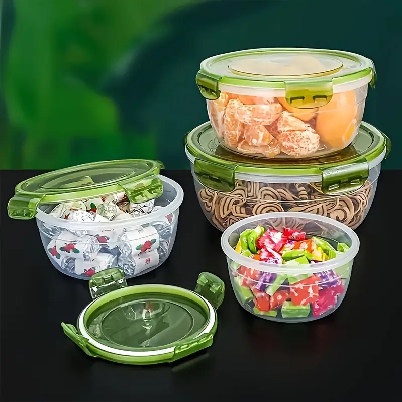 4 plastic voedselbewaarcontain - Meal Preparation recensie en prijs