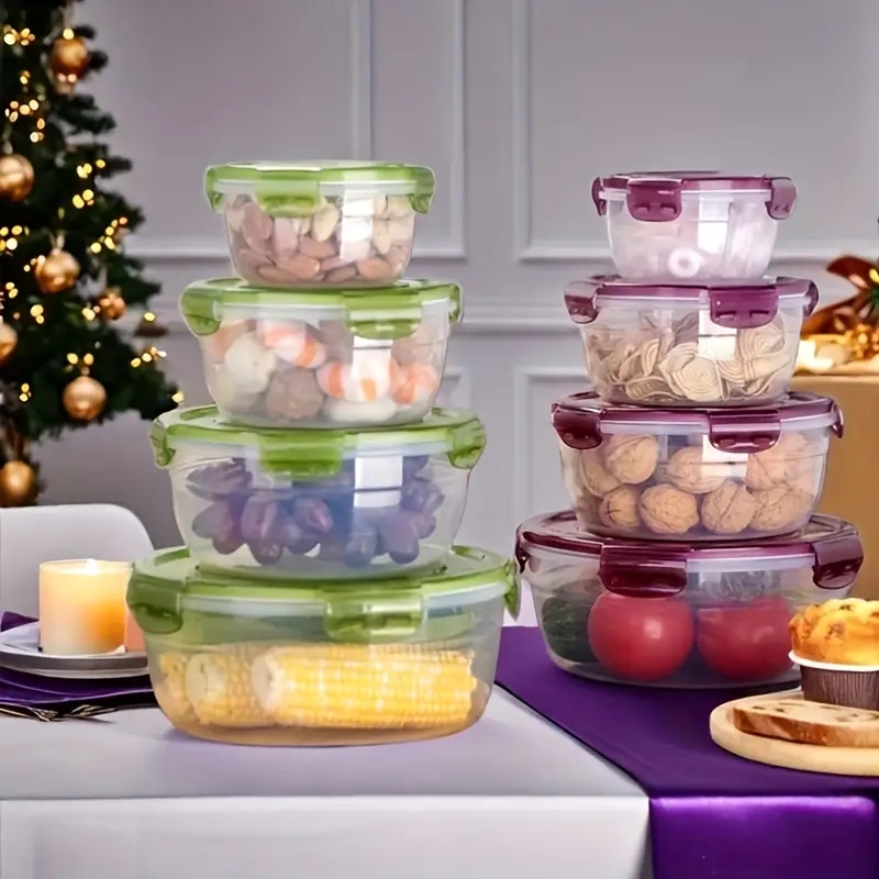 4 plastic voedselbewaarcontain - Meal Preparation recensie en prijs