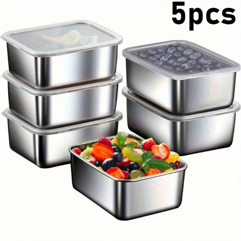 3/5/8-delige set roestvrijstal - Meal Prep Containers Xl recensie en prijs