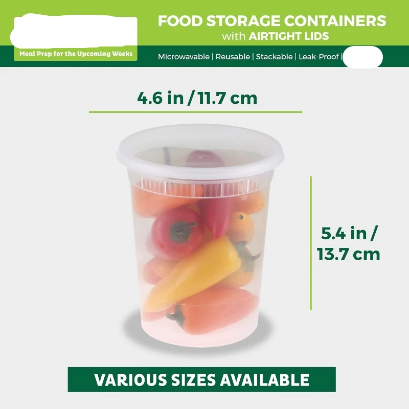 [24 Set] 8Oz-32 Oz Plastic Del - Meal Prep Container recensie en prijs