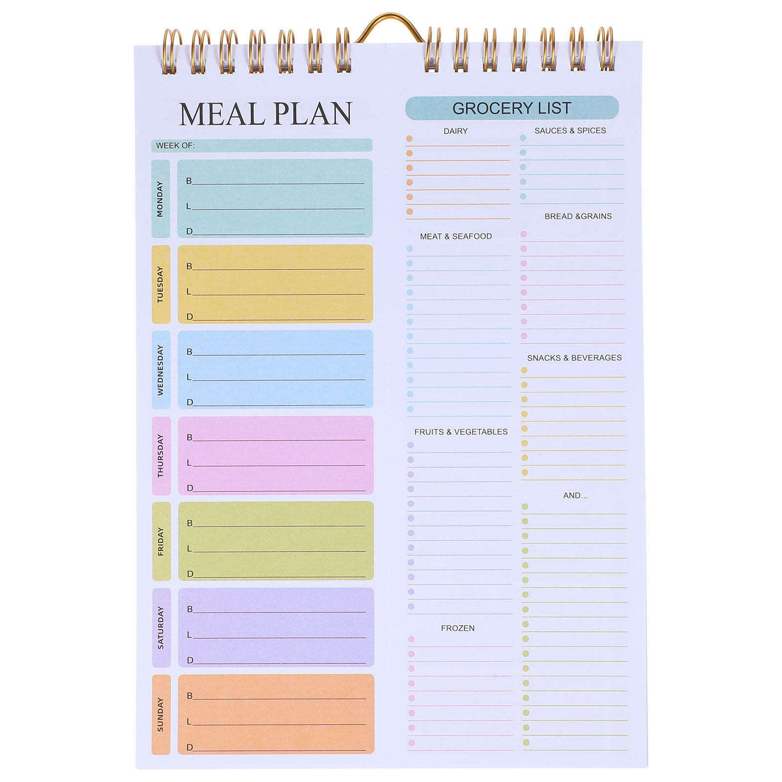 Wekelijkse maaltijdplanner not - Meal Prep Grocery List recensie en prijs