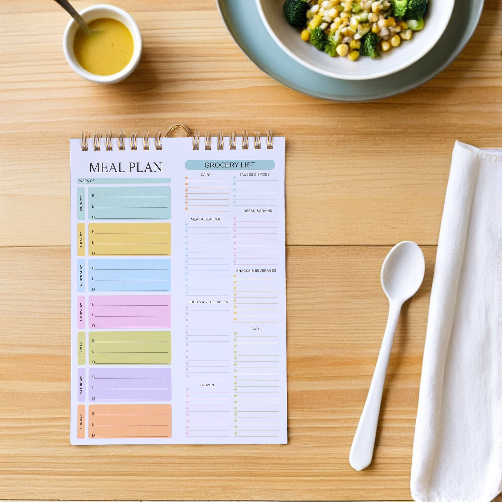 Wekelijkse maaltijdplanner not - Meal Prep Grocery List recensie en prijs