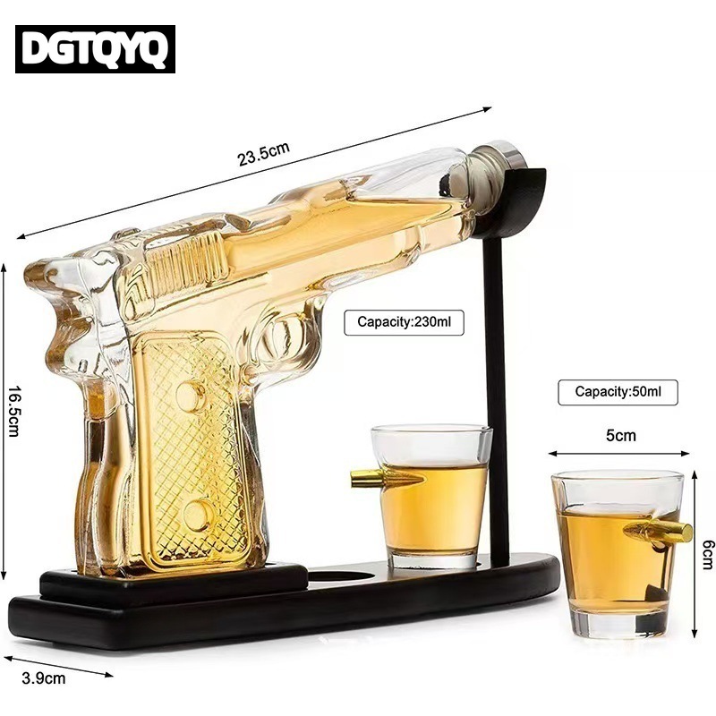 Revolver Glazen Decanter Whisk - Glass Container Set recensie en prijs