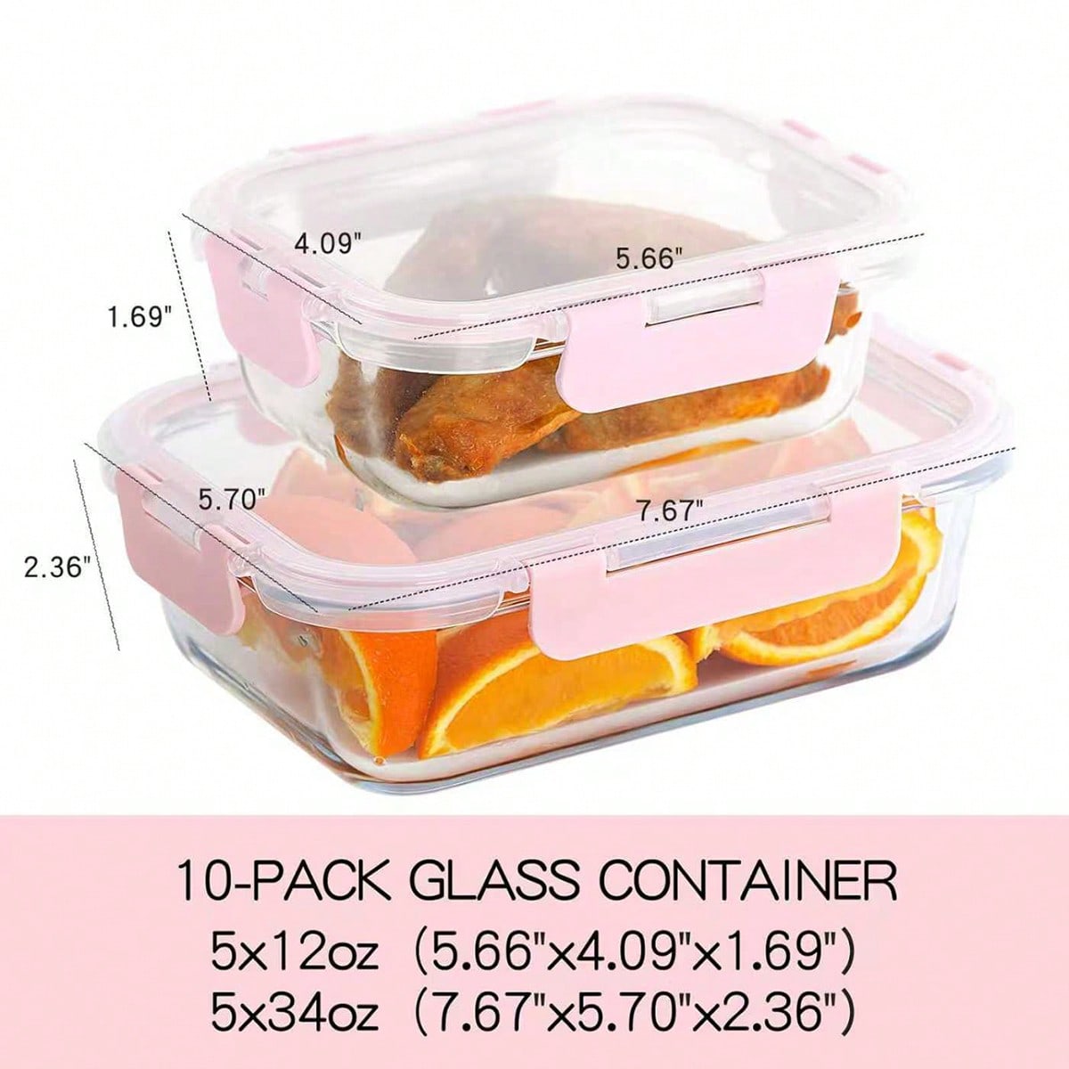 10-delige glazen voorraaddozen - Meal Prep Container recensie en prijs