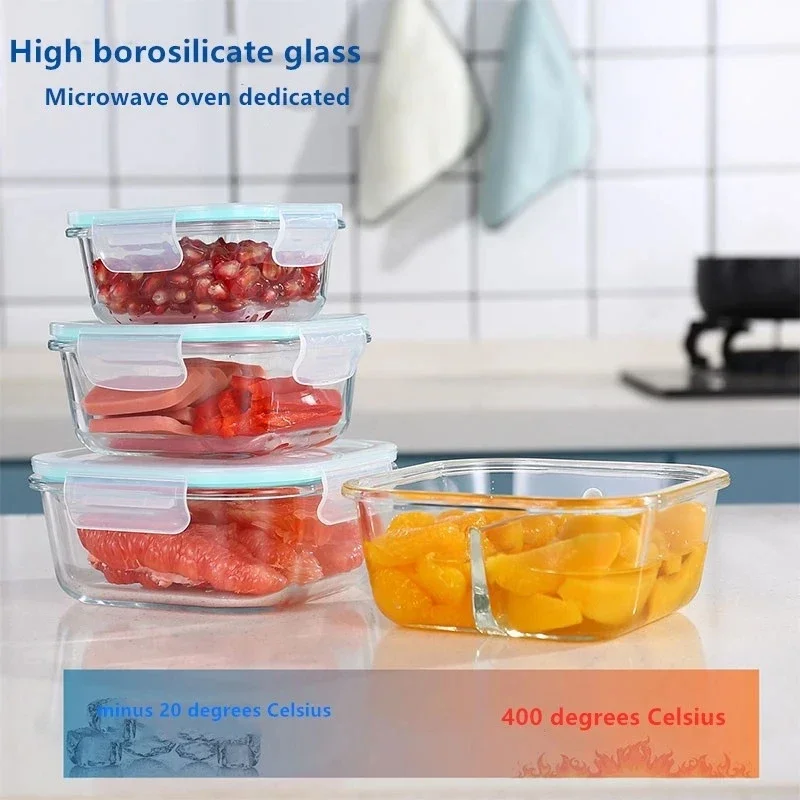 Glazen bewaardoos van hoog bor - Meal Prep Glass Containers Oven Safe recensie en prijs