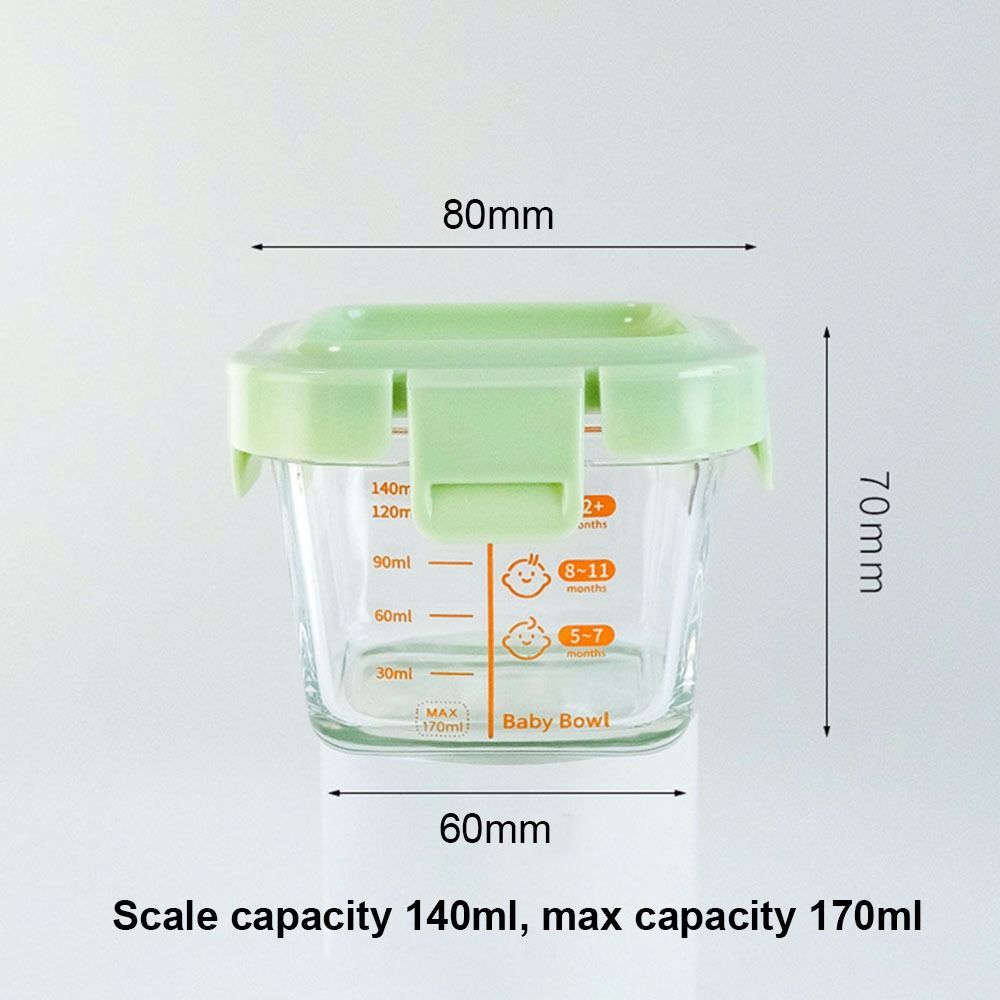 Nieuwe 170 ml voedsel opbergdo - Meal Prep Glass Containers Oven Safe recensie en prijs