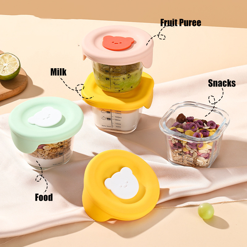 180ml Glazen Babyvoeding Opsla - Meal Prep Glass Containers Oven Safe recensie en prijs