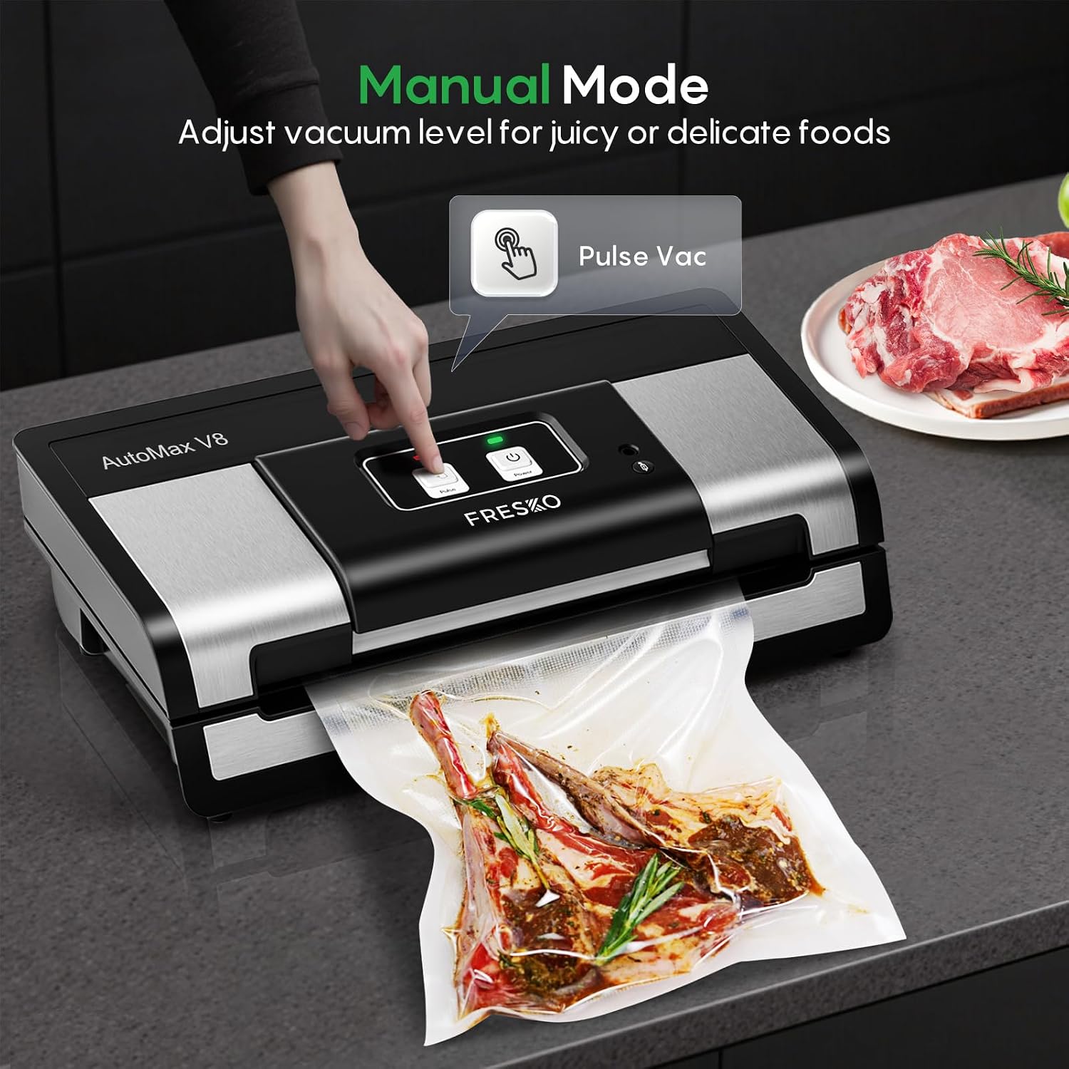 automatische voedselvacuümseal - Meal Prep Bulking recensie en prijs