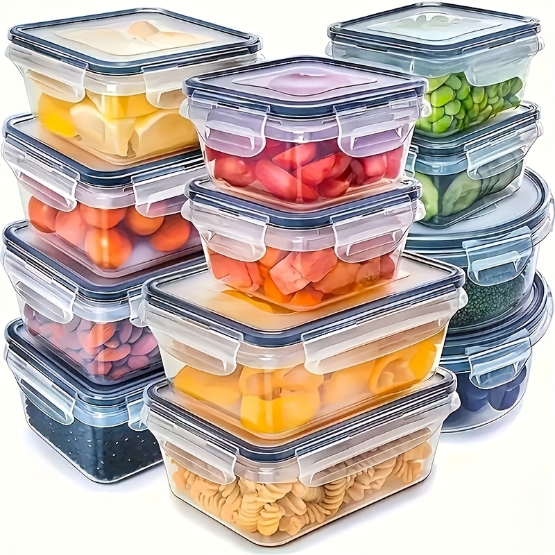 4-delige set voedselbewaarcont - Meal Prep Containers Xl recensie en prijs