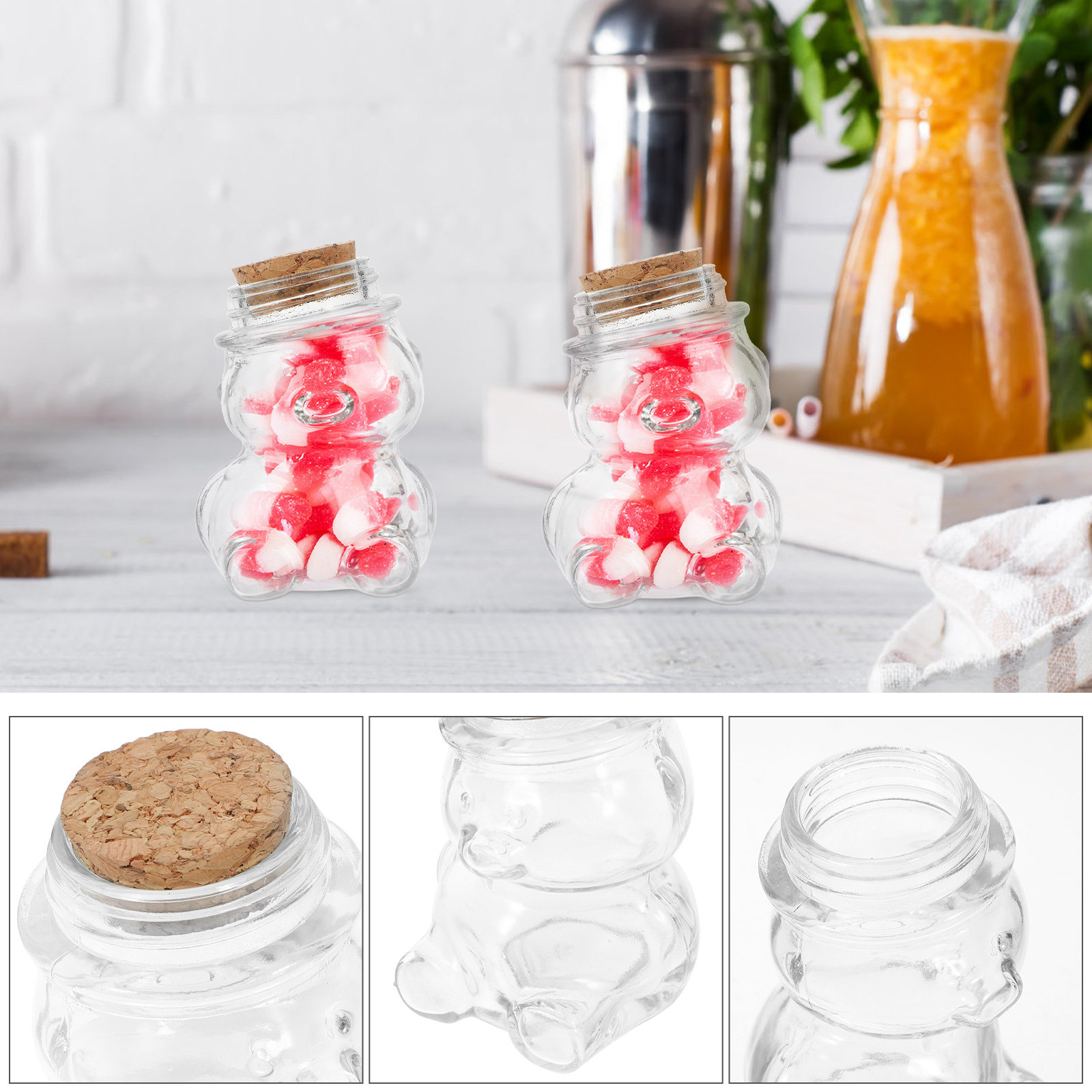 4-delige glazen snoepkruikense - Glass Container Set recensie en prijs