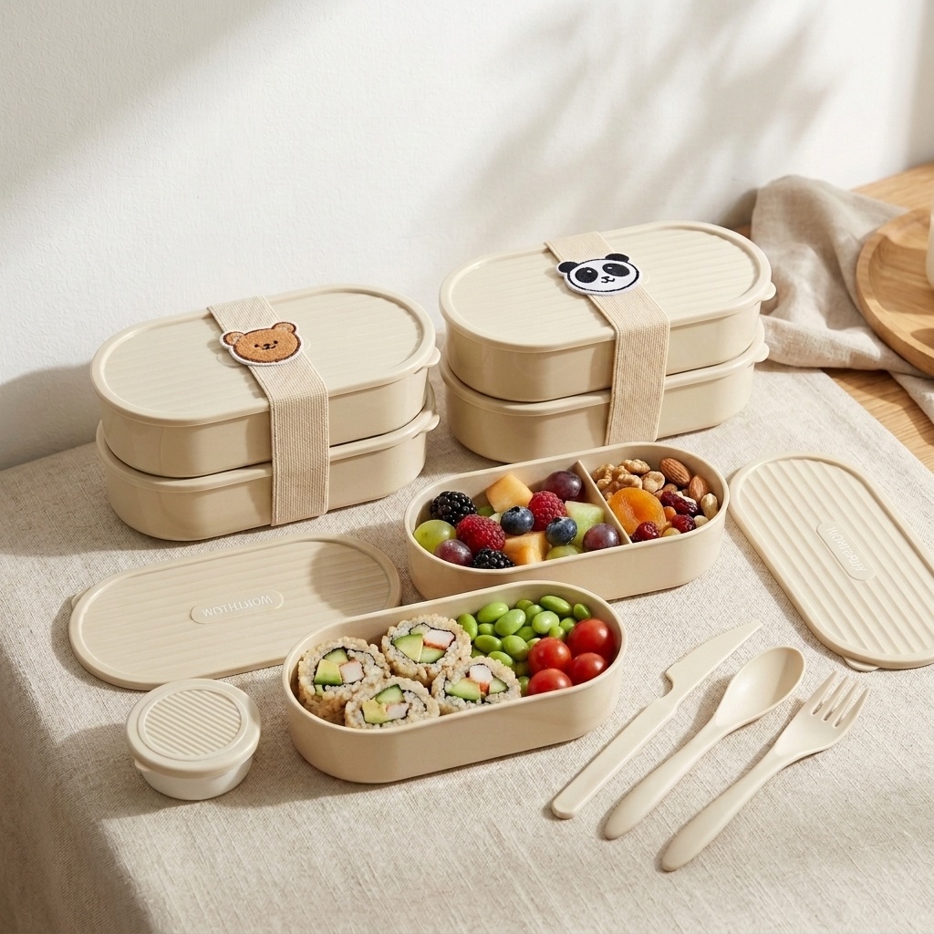 Dubbellaagse ovale lunchbox me - Meal Prep Box recensie en prijs