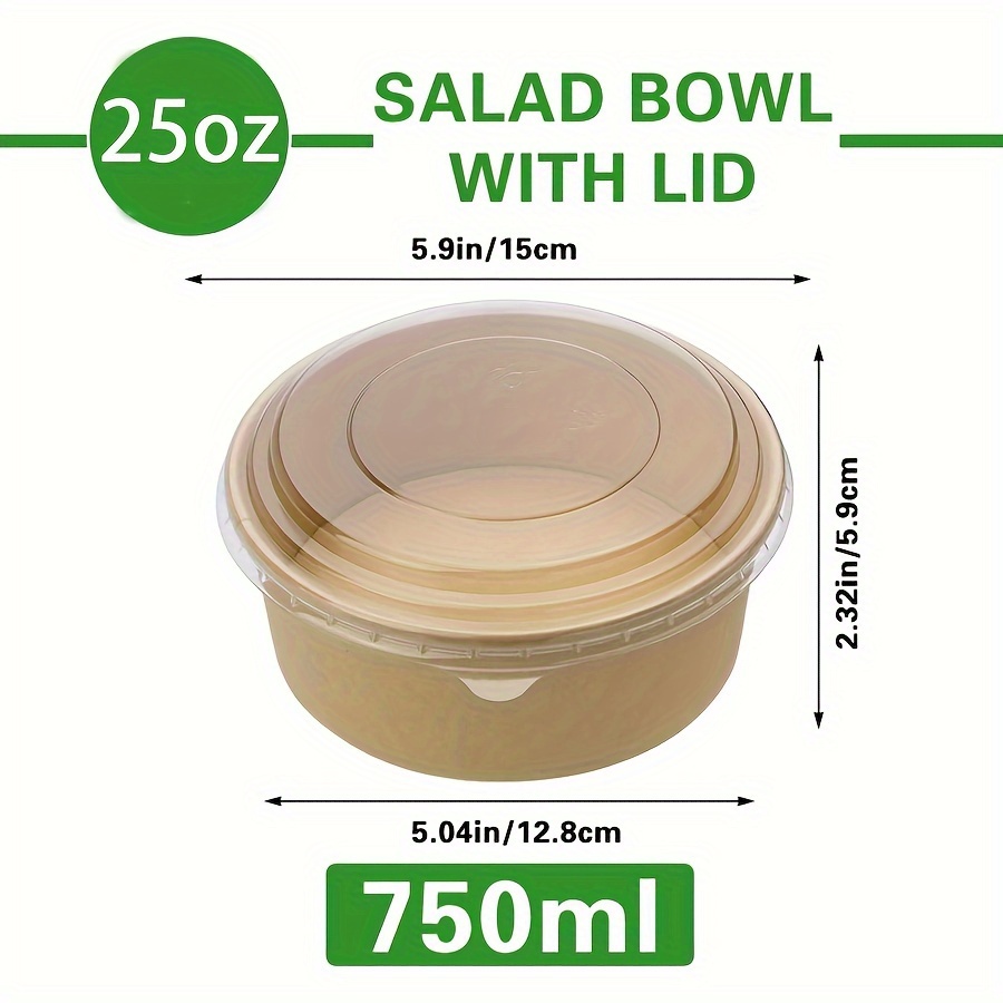 25Oz/750Ml 25/50 Pack Papieren - Meal Prep Container recensie en prijs