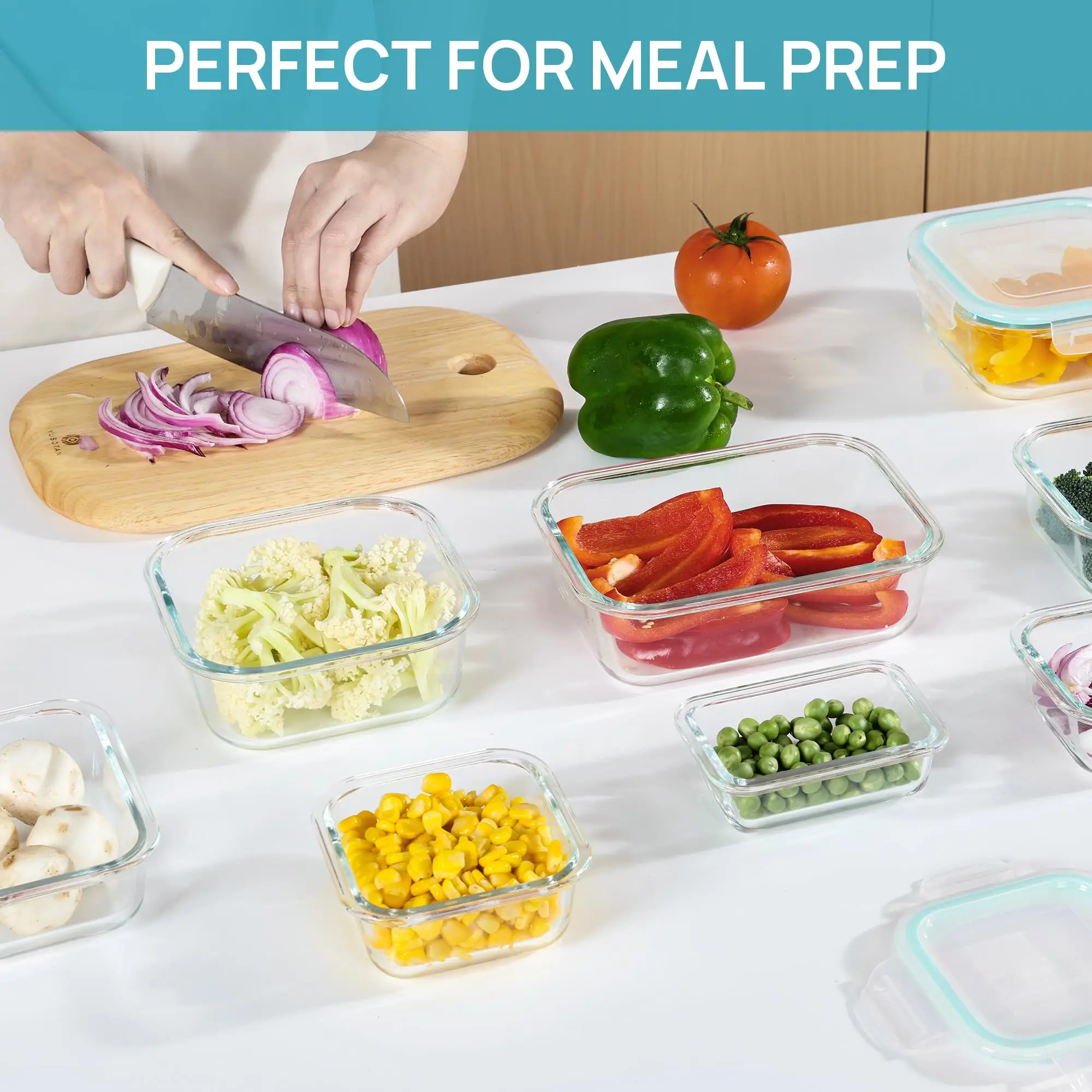 Glazen lunchbox Voedselopslagc - Meal Preparation recensie en prijs