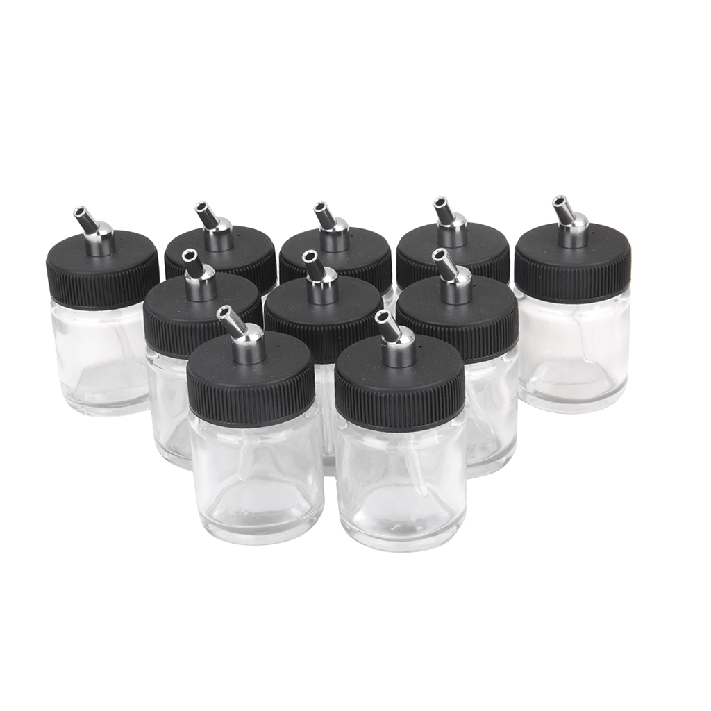 Airbrushfles 22cc doorzichtig  - Glass Container Set recensie en prijs