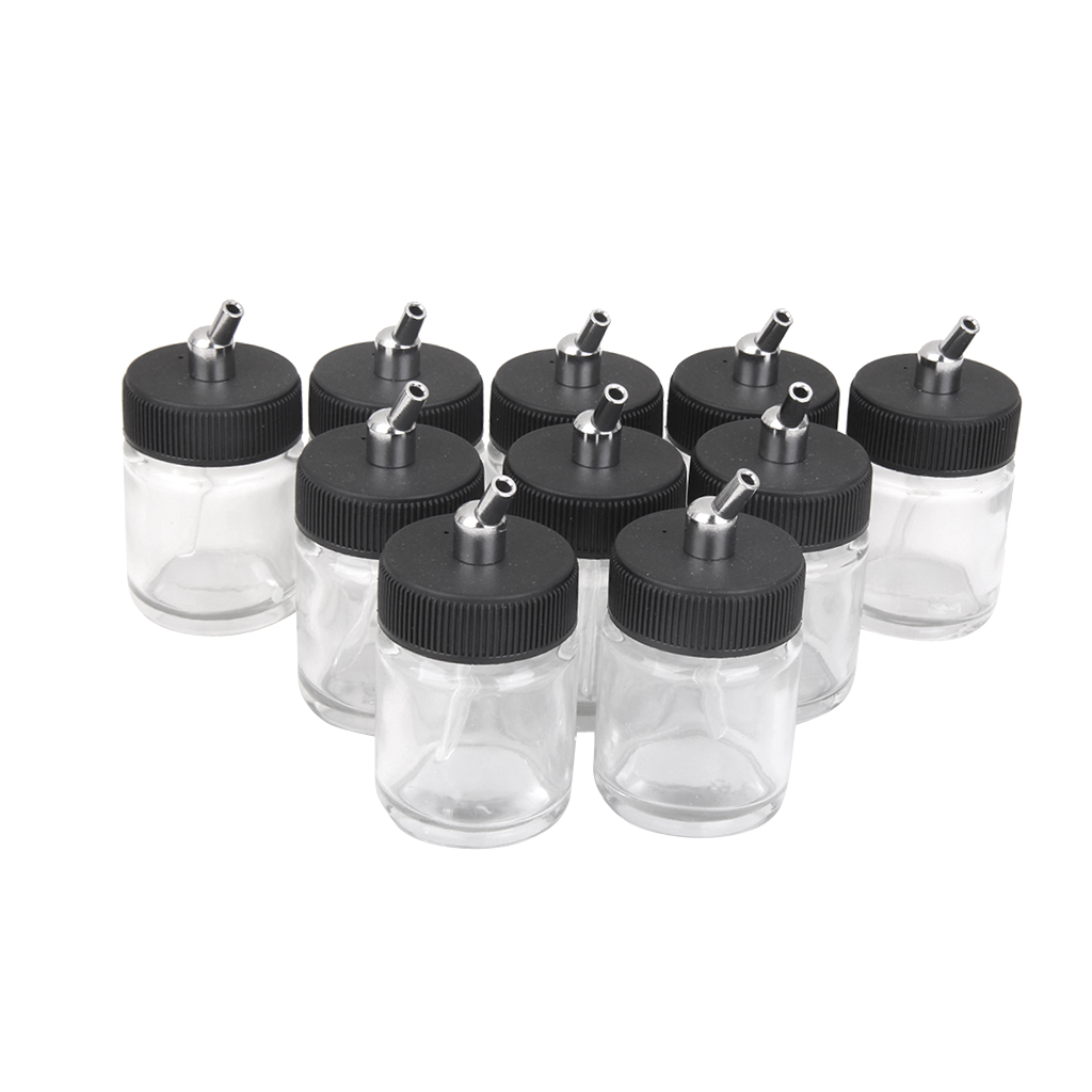Airbrushfles 22cc doorzichtig  - Glass Container Set recensie en prijs