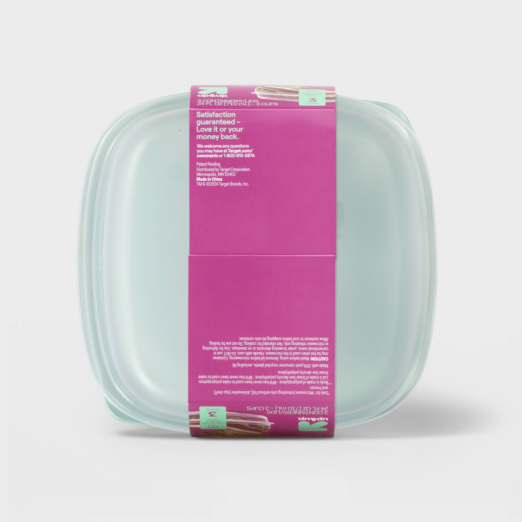 3-delige vierkante voedselopsl - Meal Prep Container recensie en prijs