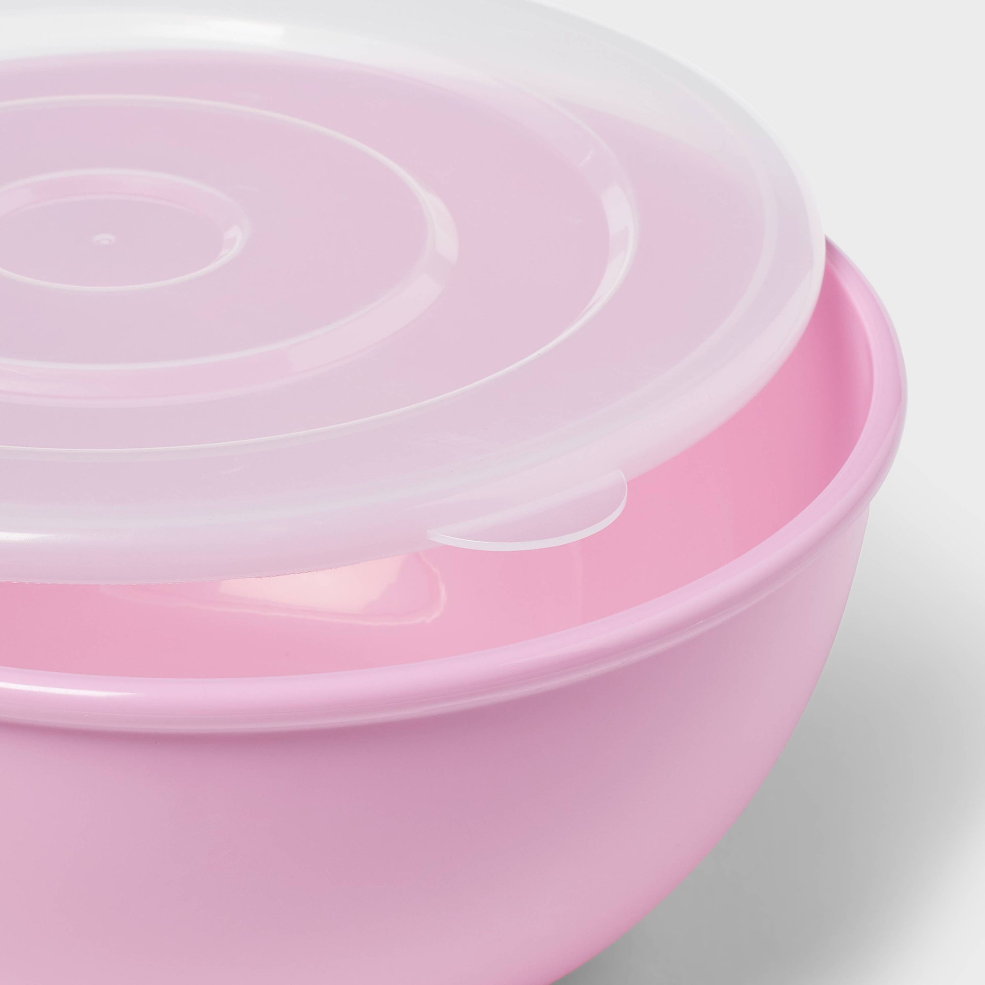Roze kom met bijpassend deksel - Meal Prep Container recensie en prijs