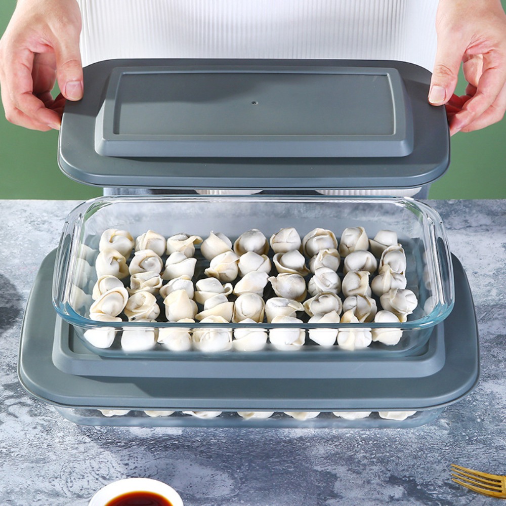 Duurzame rechthoekige glazen b - Meal Prep Glass Containers Oven Safe recensie en prijs